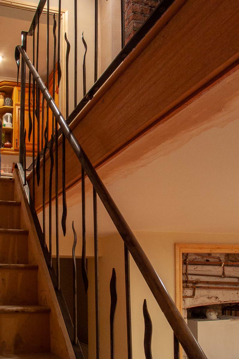 Unusual Metal Stair Spindles